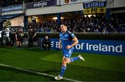 28 January 2023; Liam Turner of Leinster runs out before the United Rugby Championship match between Leinster and Cardiff at RDS Arena in Dublin. Photo by Harry Murphy/Sportsfile