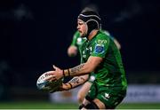 28 January 2023; Conor Oliver of Connacht during the United Rugby Championship match between Connacht and Emirates Lions at The Sportsground in Galway. Photo by Seb Daly/Sportsfile