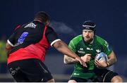 28 January 2023; Conor Oliver of Connacht and Asenathi Ntlabakanye of Emirates Lions during the United Rugby Championship match between Connacht and Emirates Lions at The Sportsground in Galway. Photo by Seb Daly/Sportsfile
