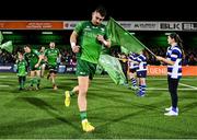 28 January 2023; Tiernan O’Halloran of Connacht before the United Rugby Championship match between Connacht and Emirates Lions at The Sportsground in Galway. Photo by Seb Daly/Sportsfile
