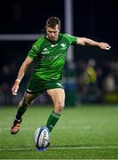 28 January 2023; Jack Carty of Connacht during the United Rugby Championship match between Connacht and Emirates Lions at The Sportsground in Galway. Photo by Seb Daly/Sportsfile