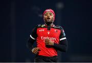 28 January 2023; Sibusiso Sangweni of Emirates Lions during the United Rugby Championship match between Connacht and Emirates Lions at The Sportsground in Galway. Photo by Seb Daly/Sportsfile