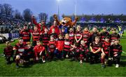 28 January 2023; The Arklow RFC minis team before  the Bank of Ireland Half-Time Minis at the United Rugby Championship match between Leinster and Cardiff at RDS Arena in Dublin. Photo by Brendan Moran/Sportsfile