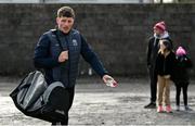 29 January 2023; Conor Cox of Roscommon arrives before the Allianz Football League Division 1 match between Roscommon and Tyrone at Dr Hyde Park in Roscommon. Photo by Seb Daly/Sportsfile