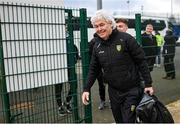 29 January 2023; Donegal manager Paddy Carr arrives before the Allianz Football League Division 1 match between Donegal and Kerry at MacCumhaill Park in Ballybofey, Donegal. Photo by Ramsey Cardy/Sportsfile