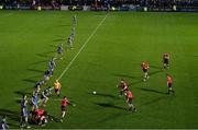 28 January 2023; A general view of the action during the United Rugby Championship match between Leinster and Cardiff at RDS Arena in Dublin. Photo by Brendan Moran/Sportsfile