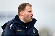 29 January 2023; Roscommon manager Davy Burke during the Allianz Football League Division 1 match between Roscommon and Tyrone at Dr Hyde Park in Roscommon. Photo by Seb Daly/Sportsfile