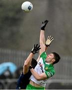 29 January 2023; Conor O'Donnell of Donegal in action against Barry O'Sullivan of Kerry during the Allianz Football League Division 1 match between Donegal and Kerry at MacCumhaill Park in Ballybofey, Donegal. Photo by Ramsey Cardy/Sportsfile
