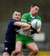 29 January 2023; Conor O'Donnell of Donegal in action against Tom O'Sullivan of Kerry during the Allianz Football League Division 1 match between Donegal and Kerry at MacCumhaill Park in Ballybofey, Donegal. Photo by Ramsey Cardy/Sportsfile