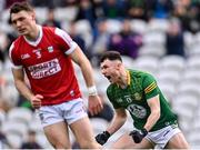 29 January 2023; Jordan Morris of Meath celebrates after scoring his side's second goal during the Allianz Football League Division 2 match between Cork and Meath at Páirc Ui Chaoimh in Cork. Photo by Piaras Ó Mídheach/Sportsfile