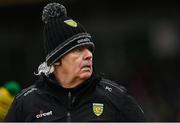 29 January 2023; Donegal manager Paddy Carr before the Allianz Football League Division 1 match between Donegal and Kerry at MacCumhaill Park in Ballybofey, Donegal. Photo by Ramsey Cardy/Sportsfile