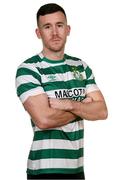 28 January 2023; Aaron Greene poses for a portrait during a Shamrock Rovers squad portrait session at Roadstone Group Sports Club in Dublin. Photo by Stephen McCarthy/Sportsfile