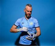 28 January 2023; Goalkeeper Alan Mannus poses for a portrait during a Shamrock Rovers squad portrait session at Roadstone Group Sports Club in Dublin. Photo by Stephen McCarthy/Sportsfile