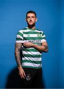 28 January 2023; Lee Grace poses for a portrait during a Shamrock Rovers squad portrait session at Roadstone Group Sports Club in Dublin. Photo by Stephen McCarthy/Sportsfile