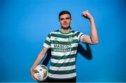 28 January 2023; Sean Gannon poses for a portrait during a Shamrock Rovers squad portrait session at Roadstone Group Sports Club in Dublin. Photo by Stephen McCarthy/Sportsfile