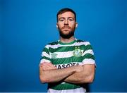 28 January 2023; Jack Byrne poses for a portrait during a Shamrock Rovers squad portrait session at Roadstone Group Sports Club in Dublin. Photo by Stephen McCarthy/Sportsfile