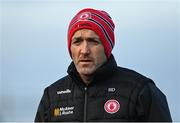 29 January 2023; Tyrone joint manager Brian Dooher before the Allianz Football League Division 1 match between Roscommon and Tyrone at Dr Hyde Park in Roscommon. Photo by Seb Daly/Sportsfile