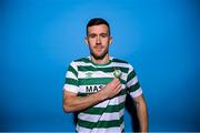 28 January 2023; Aaron Greene poses for a portrait during a Shamrock Rovers squad portrait session at Roadstone Group Sports Club in Dublin. Photo by Stephen McCarthy/Sportsfile