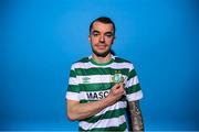 28 January 2023; Seán Kavanagh poses for a portrait during a Shamrock Rovers squad portrait session at Roadstone Group Sports Club in Dublin. Photo by Stephen McCarthy/Sportsfile