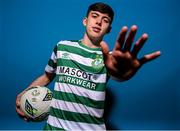 28 January 2023; Cory O'Sullivan poses for a portrait during a Shamrock Rovers squad portrait session at Roadstone Group Sports Club in Dublin. Photo by Stephen McCarthy/Sportsfile