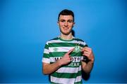 28 January 2023; Kieran Cruise poses for a portrait during a Shamrock Rovers squad portrait session at Roadstone Group Sports Club in Dublin. Photo by Stephen McCarthy/Sportsfile
