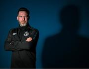 28 January 2023; Manager Stephen Bradley poses for a portrait during a Shamrock Rovers squad portrait session at Roadstone Group Sports Club in Dublin. Photo by Stephen McCarthy/Sportsfile