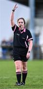28 January 2023; Referee Siobhán Coyle during the 2023 Lidl Ladies National Football League Division 1 Round 2 match between Mayo and Kerry at the NUI Galway Connacht GAA Centre of Excellence in Bekan, Mayo. Photo by Piaras Ó Mídheach/Sportsfile