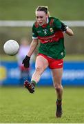 28 January 2023; Lucy Wallace of Mayo during the 2023 Lidl Ladies National Football League Division 1 Round 2 match between Mayo and Kerry at the NUI Galway Connacht GAA Centre of Excellence in Bekan, Mayo. Photo by Piaras Ó Mídheach/Sportsfile