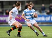 30 January 2023; James O'Sullivan of Blackrock College during the Bank of Ireland Leinster Rugby Schools Senior Cup First Round match between Blackrock College and Presentation College Bray at Energia Park in Dublin. Photo by Ramsey Cardy/Sportsfile