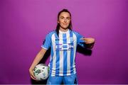 30 January 2023; Hannah Tobin Jones poses for a portrait during a DLR Waves squad portrait session at Beckett Park in Cherrywood, Dublin. Photo by Stephen McCarthy/Sportsfile