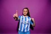 30 January 2023; Rebecca McMahon poses for a portrait during a DLR Waves squad portrait session at Beckett Park in Cherrywood, Dublin. Photo by Stephen McCarthy/Sportsfile