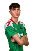 31 January 2023; John O'Donovan poses for a portrait during a Cork City squad portrait session at Bishopstown Stadium in Cork. Photo by Eóin Noonan/Sportsfile