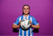 30 January 2023; Aoife Brophy poses for a portrait during a DLR Waves squad portrait session at Beckett Park in Cherrywood, Dublin. Photo by Stephen McCarthy/Sportsfile