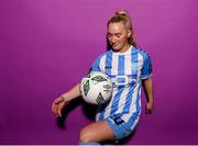 30 January 2023; Michelle Doonan poses for a portrait during a DLR Waves squad portrait session at Beckett Park in Cherrywood, Dublin. Photo by Stephen McCarthy/Sportsfile