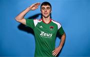 31 January 2023; Barry Coffey poses for a portrait during a Cork City squad portrait session at Bishopstown Stadium in Cork. Photo by Eóin Noonan/Sportsfile