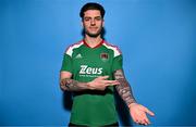 31 January 2023; Ruairi Keating poses for a portrait during a Cork City squad portrait session at Bishopstown Stadium in Cork. Photo by Eóin Noonan/Sportsfile