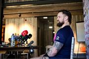 1 February 2023; Andrew Porter during Ireland rugby media conference at The Campus in Quinta da Lago, Portugal. Photo by Harry Murphy/Sportsfile