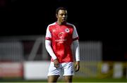 31 January 2023; Jason Folarin Oyenuga of St Patrick's Athletic during the Leinster Senior Cup fourth round match between Patrick's Athletic and Wexford at Richmond Park in Dublin. Photo by David Fitzgerald/Sportsfile