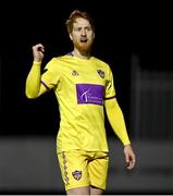 31 January 2023; Hugh Douglas of Wexford FC during the Leinster Senior Cup fourth round match between Patrick's Athletic and Wexford at Richmond Park in Dublin. Photo by David Fitzgerald/Sportsfile