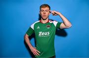 31 January 2023; Alec Byrne poses for a portrait during a Cork City squad portrait session at Bishopstown Stadium in Cork. Photo by Eóin Noonan/Sportsfile