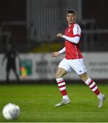 31 January 2023; Adam Murphy of St Patrick's Athletic during the Leinster Senior Cup fourth round match between Patrick's Athletic and Wexford at Richmond Park in Dublin. Photo by David Fitzgerald/Sportsfile