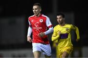 31 January 2023; Darius Lipsiuc of St Patrick's Athletic during the Leinster Senior Cup fourth round match between Patrick's Athletic and Wexford at Richmond Park in Dublin. Photo by David Fitzgerald/Sportsfile