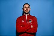 31 January 2023; Strength and conditioning coach Leon Foley poses for a portrait during a Cork City squad portrait session at Bishopstown Stadium in Cork. Photo by Eóin Noonan/Sportsfile