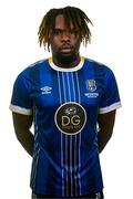 1 February 2023; Thomas Oluwa poses for a portrait during a Waterford FC squad portrait session at RSC in Waterford. Photo by Eóin Noonan/Sportsfile