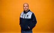 1 February 2023; Manager  Danny Searle poses for a portrait during a Waterford FC squad portrait session at RSC in Waterford. Photo by Eóin Noonan/Sportsfile