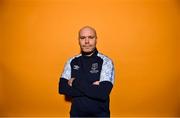 1 February 2023; Manager  Danny Searle poses for a portrait during a Waterford FC squad portrait session at RSC in Waterford. Photo by Eóin Noonan/Sportsfile