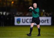 2 February 2023; Referee John Keenan during the HE GAA Fitzgibbon Cup Group C match between University College Dublin and University College Cork at Billings Park in Belfield, Dublin. Photo by Seb Daly/Sportsfile
