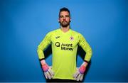 2 February 2023; Goalkeeper Richard Brush poses for a portrait during a Sligo Rovers squad portrait session at The Showgrounds in Sligo. Photo by Stephen McCarthy/Sportsfile