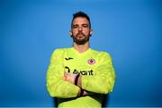 2 February 2023; Goalkeeper Richard Brush poses for a portrait during a Sligo Rovers squad portrait session at The Showgrounds in Sligo. Photo by Stephen McCarthy/Sportsfile