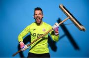 2 February 2023; Goalkeeper Richard Brush poses for a portrait during a Sligo Rovers squad portrait session at The Showgrounds in Sligo. Photo by Stephen McCarthy/Sportsfile